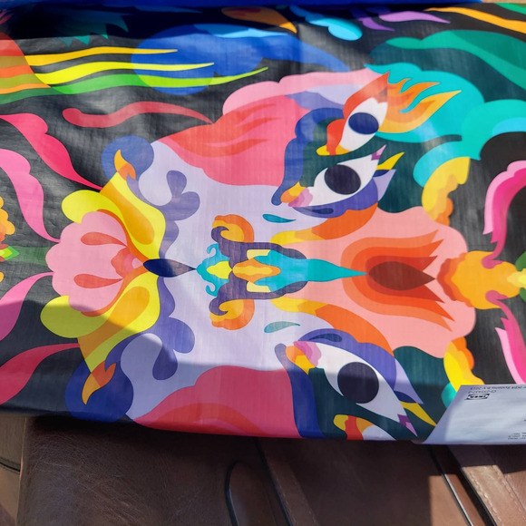 IKEA-ÖMSESIDIG Limited Edition Vibrant Multi Color XL Everything Shopping Bag - Picture 5 of 11